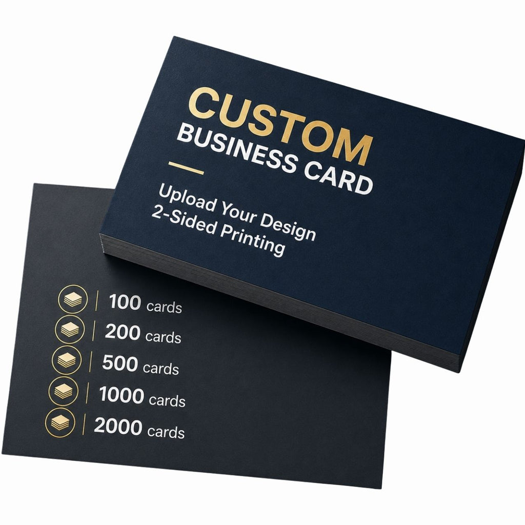Custom Business Cards - 350gsm Matte Paper - Double-Sided Printing- 100-5,000 pcs